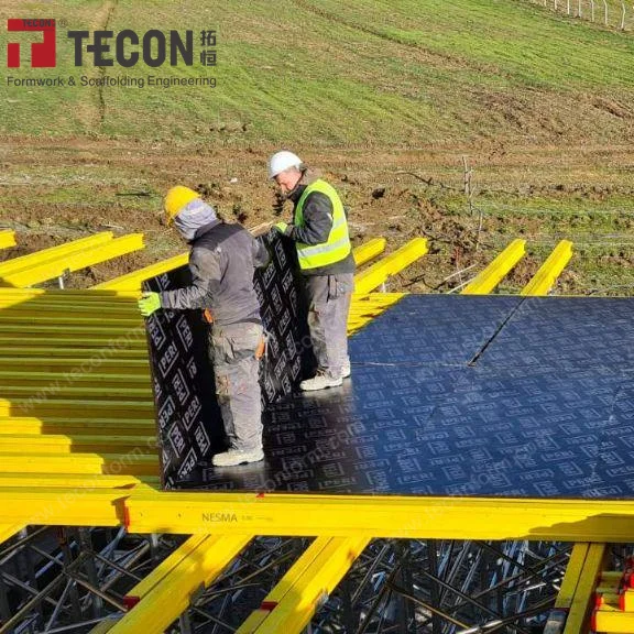 Slab Beam Formwork Slab Concrete Pouring TECON Slab Flex 20 Formwork Wood and Steel for Concrete Casting Customized Apartment