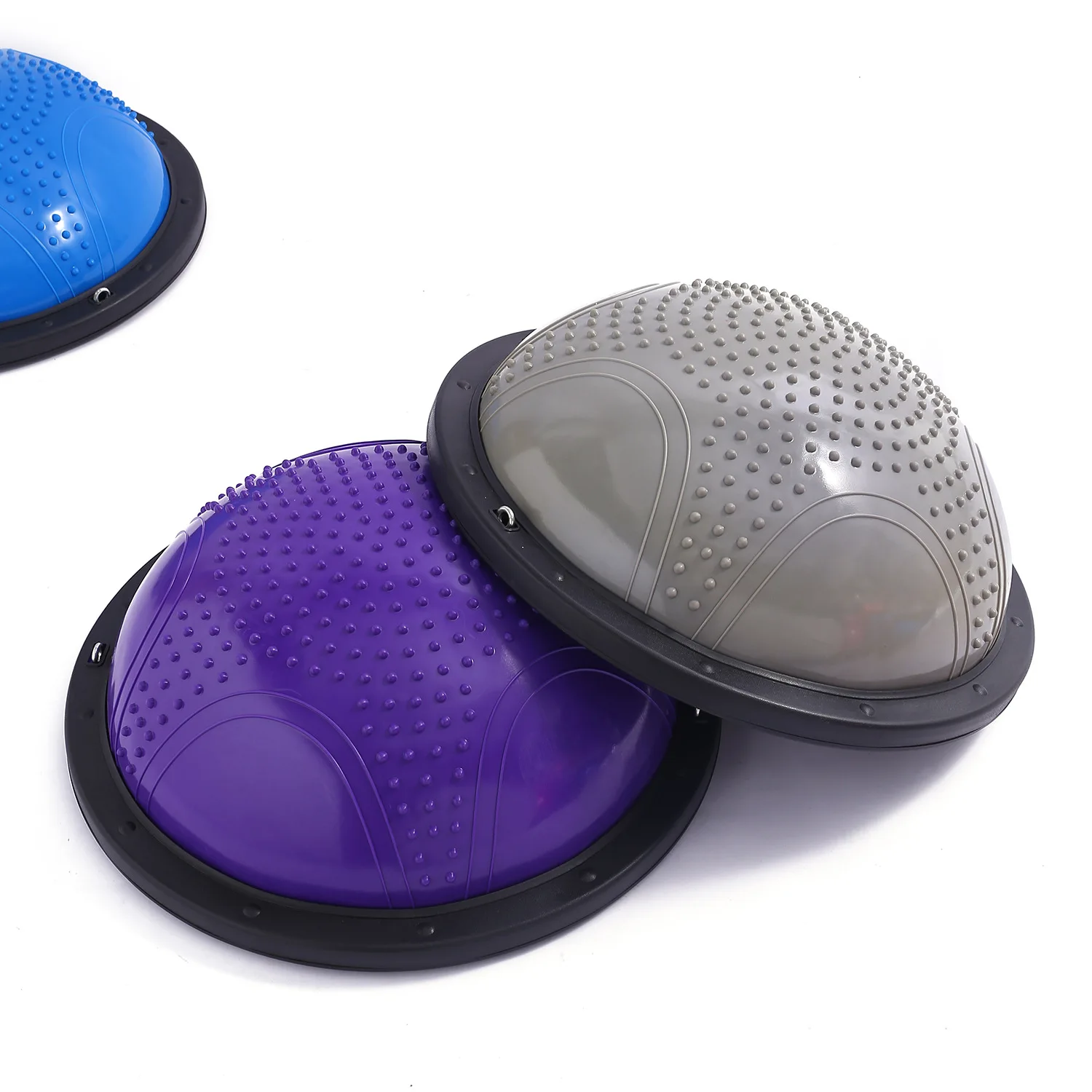 stability exercise strength exercise gym balance board with resistance bands hemispherical balance board