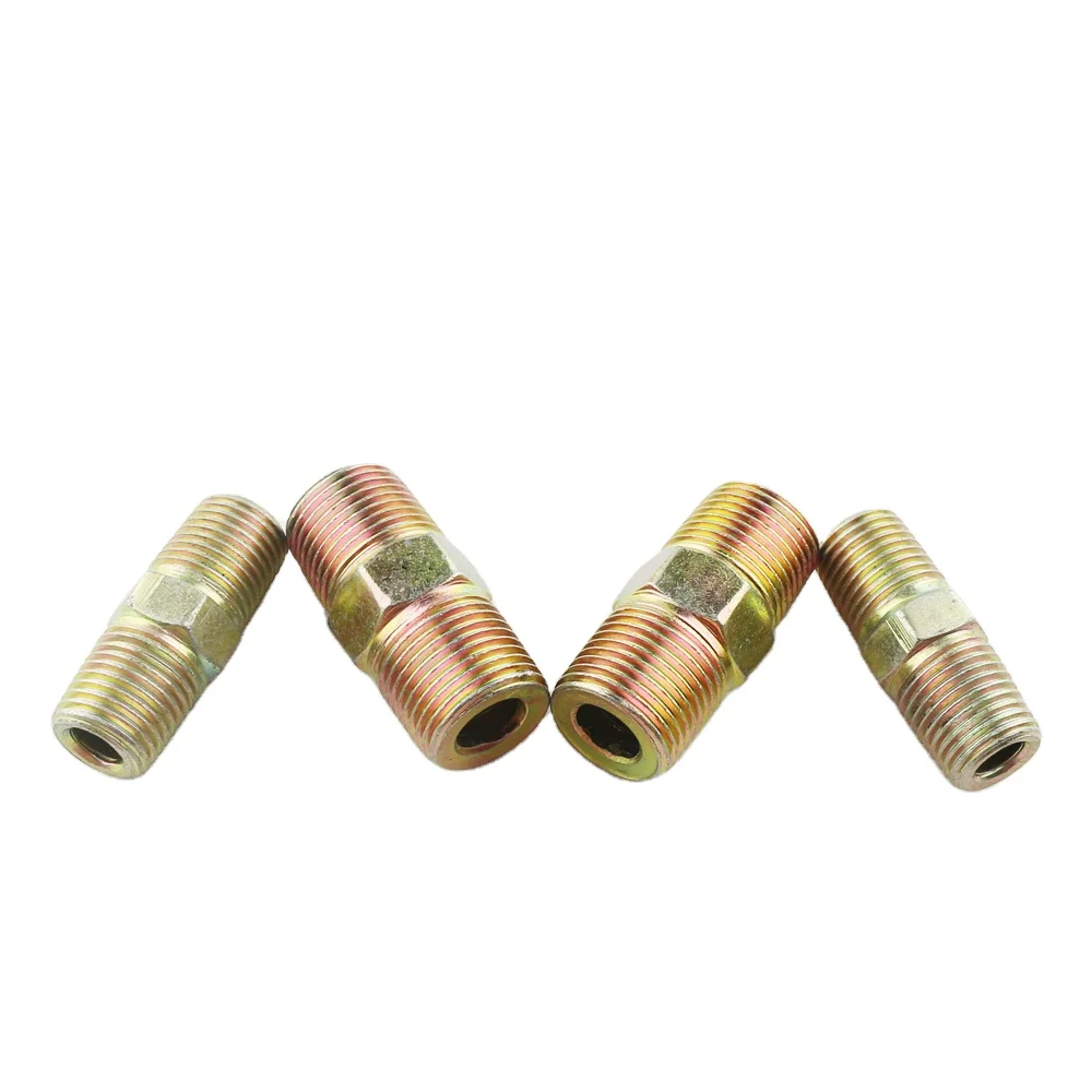 Push-in Connectors Pneumatic Fitting Bulkhead Copper China Silver Ari Stainless Steel Square Stocking Female Fitting Forged