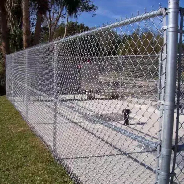 6ft lowes galvanized diamond wire chain link fence supplier