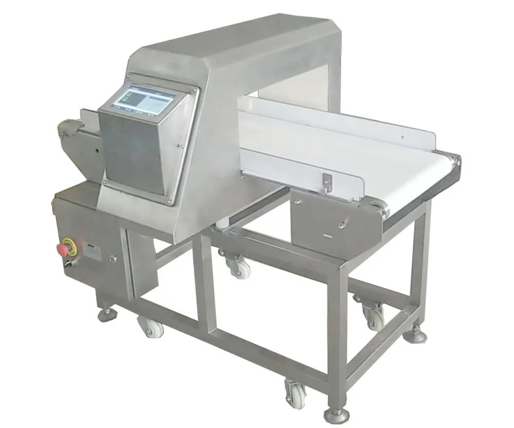 Online Touch Screen Metal+Detector Metal Inspection Machine Conveyor belt metal detection machine With CE Certification JZD-600