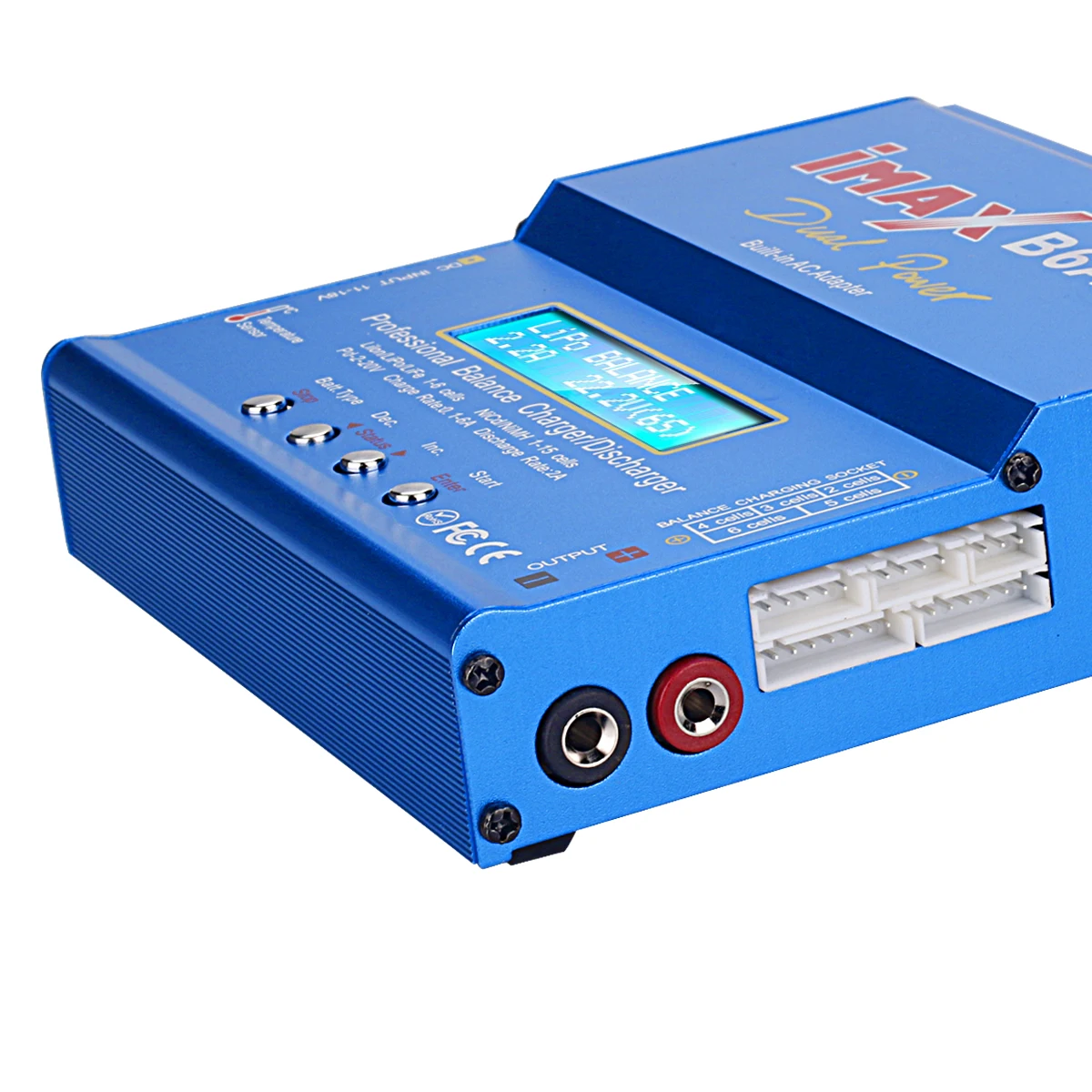 HTRC IMAX B6AC 80W 6A airsoft  Lipo Battery Balance Charger Discharger Dual Power Lipo Nimh Nicd Charger With Digital LCD Screen