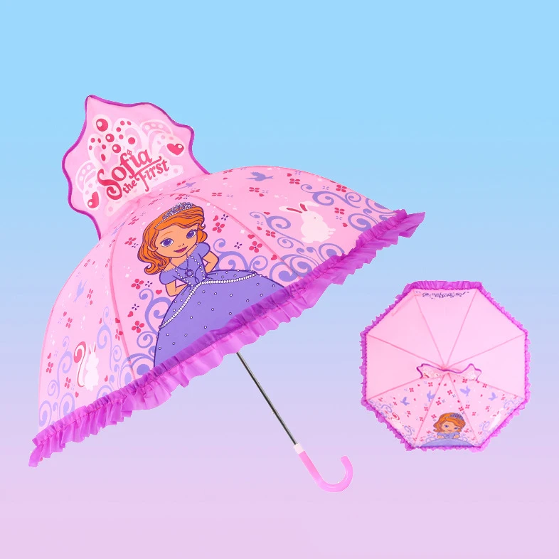 Kid Cartoon Princess Girls Mouse Character Kids Umbrella custom design kids princess umbrella
