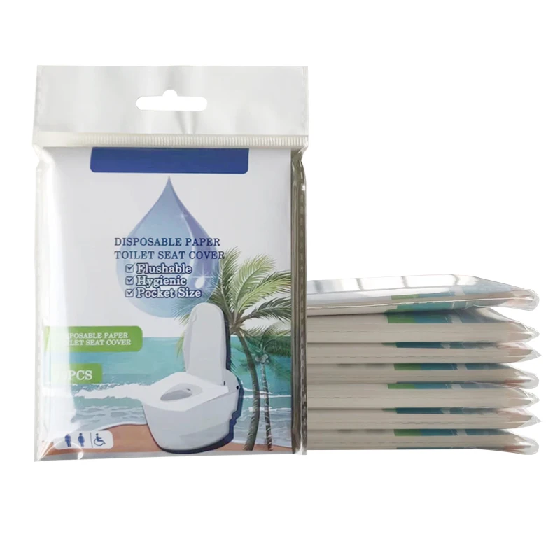Toilet seat covers disposable flushable disposable toilet protector bathroom products