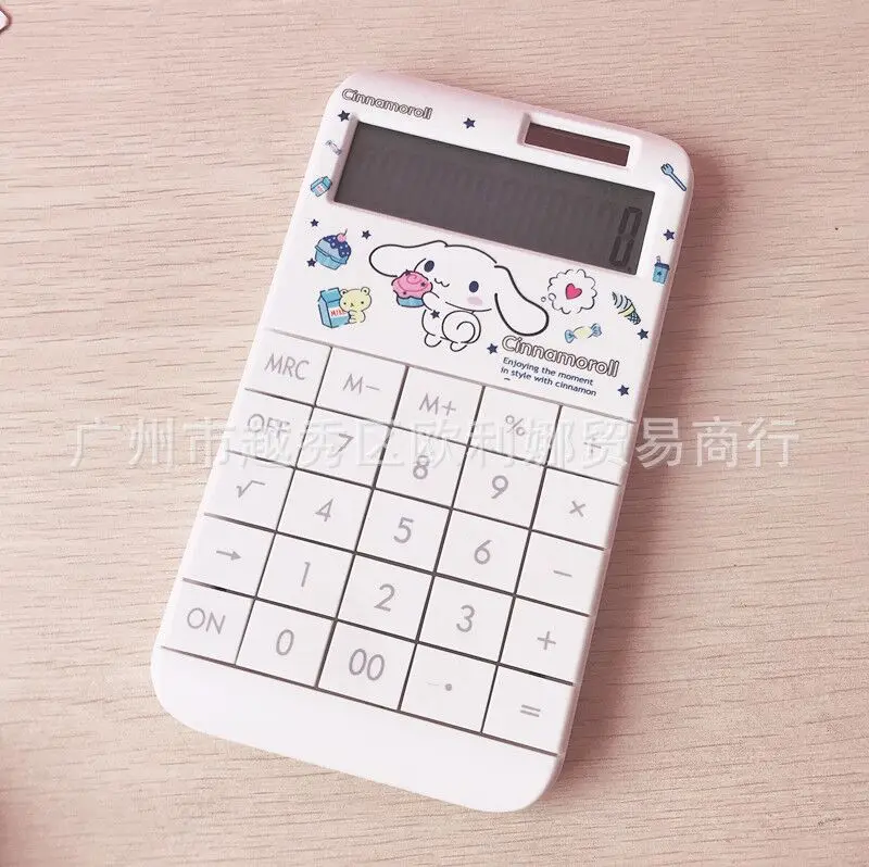 New Cartoon Cute Kuromi Stitch Calculator Student Supplies Lady Kids Gift