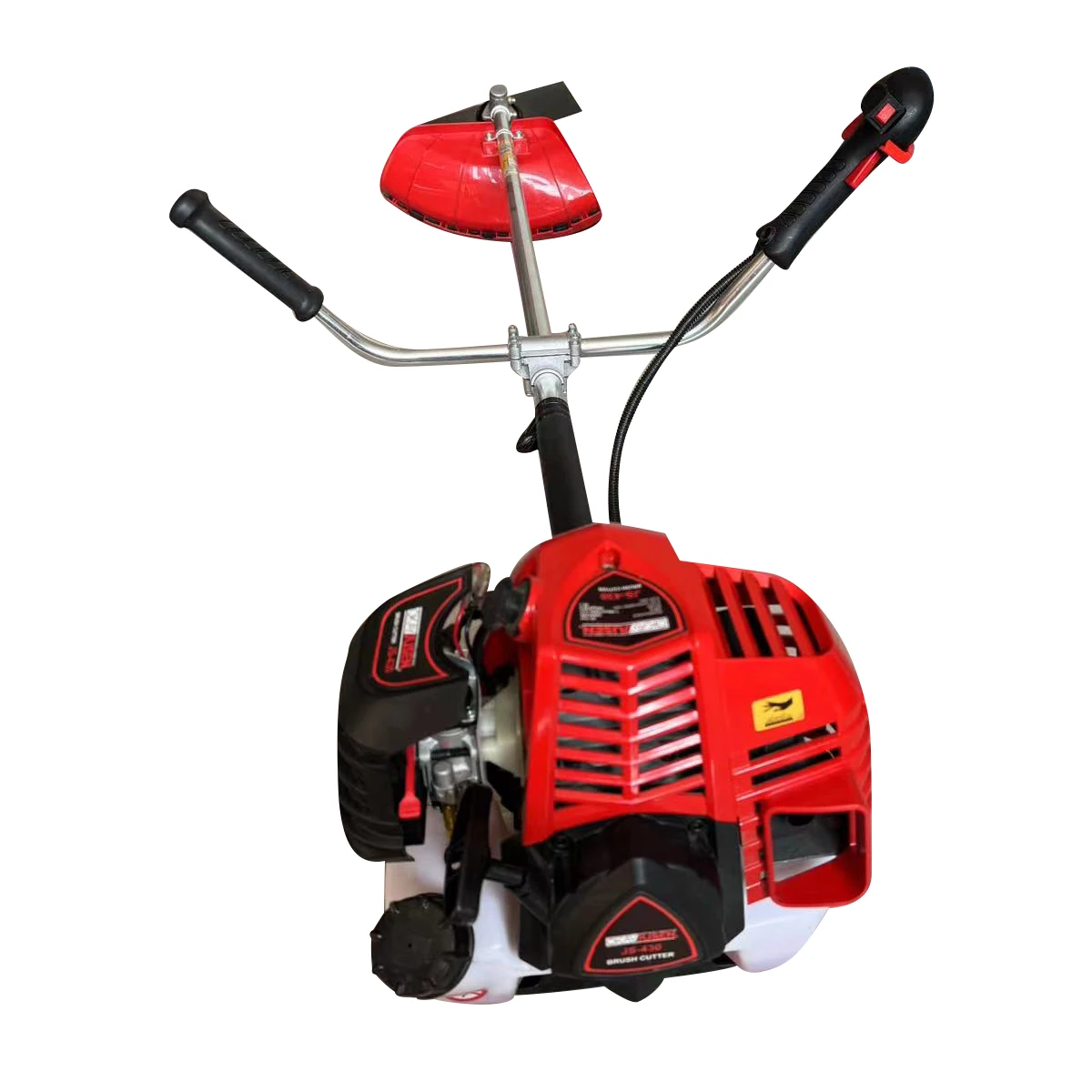 2 stroke 52cc 2800rpm big power sidepack  gasoline brush cutter for cleaning grass