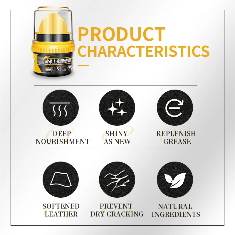 Mink Oil For Leather OEM/ODM Natural Plant Shoe Cream  Colorless Shoe Polish Premium Glazing Oil Conditioner Waterproof