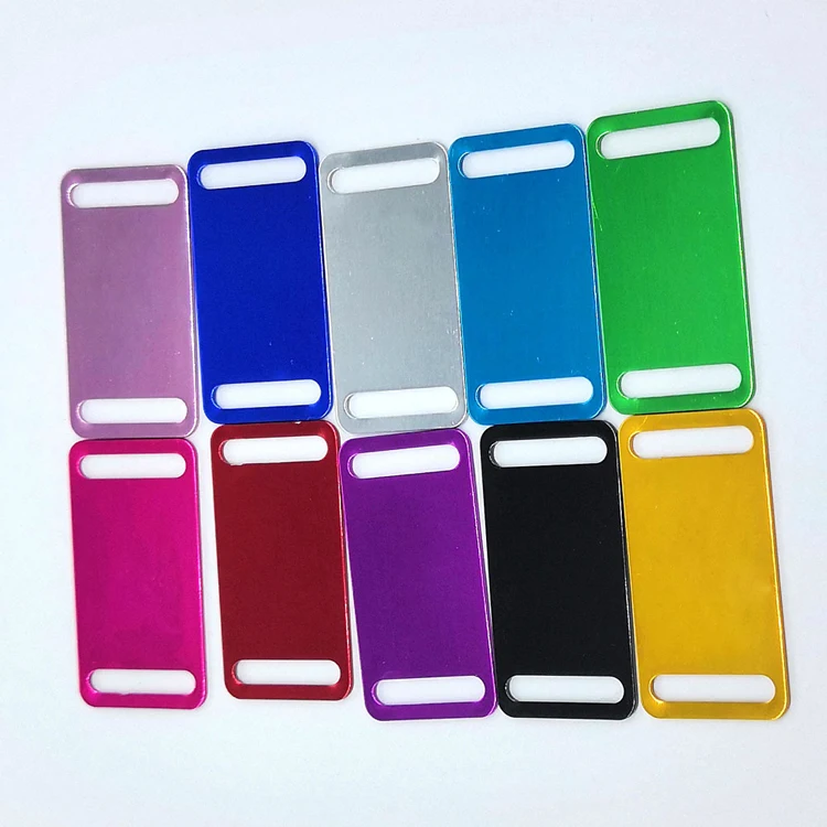 Blank Sublimation Custom Logo Qr Code Metal Aluminum Alloy Pet Name Id Dog Tag Engraving Necklace Dog Tags