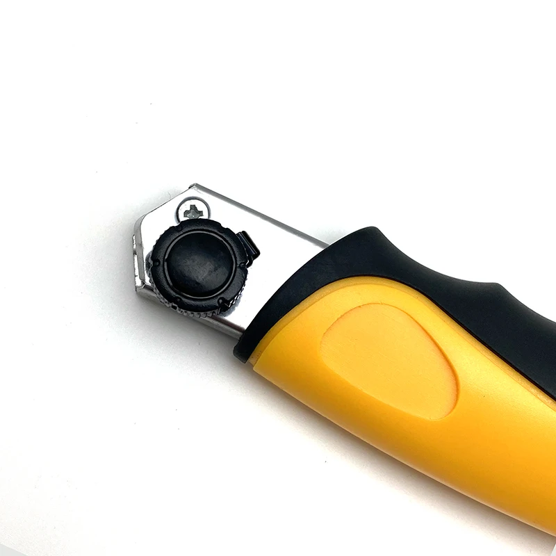 Office Utility Knife heavy duty 18mm blade auto loading design plastic rubber grip paper trimming stationery knife RX70841