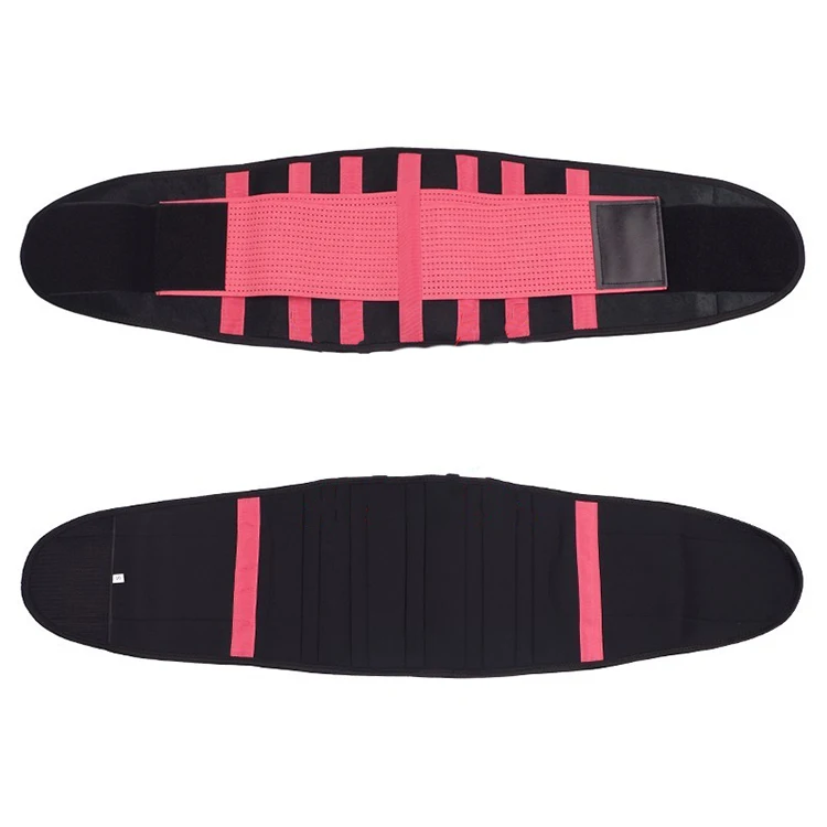 Exercise Bodybuilding Utility Neoprene Lumbar Purple Waist Support Waist Trimmer Trainer Belt