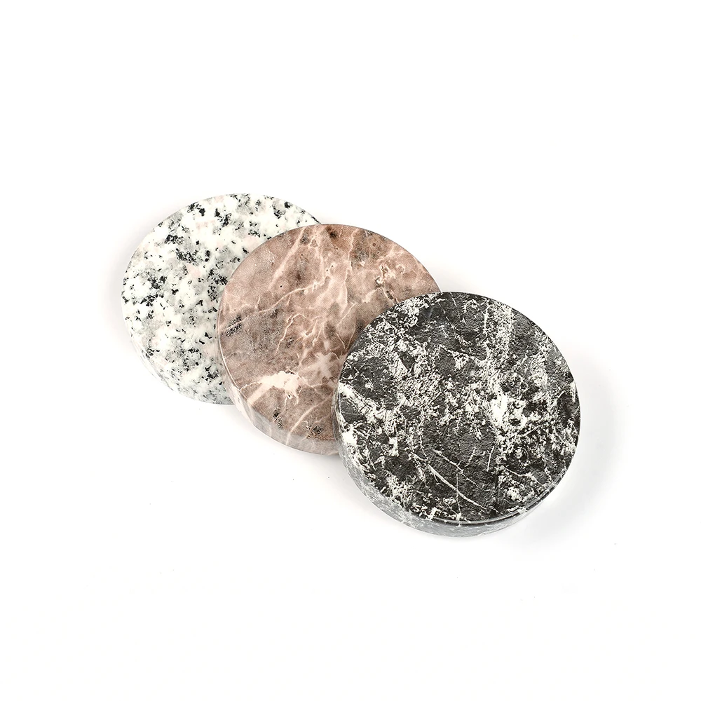 Factory Price GENSYU Luxury Customized Size Marble Pattern Cap For Protein Powder Bottle