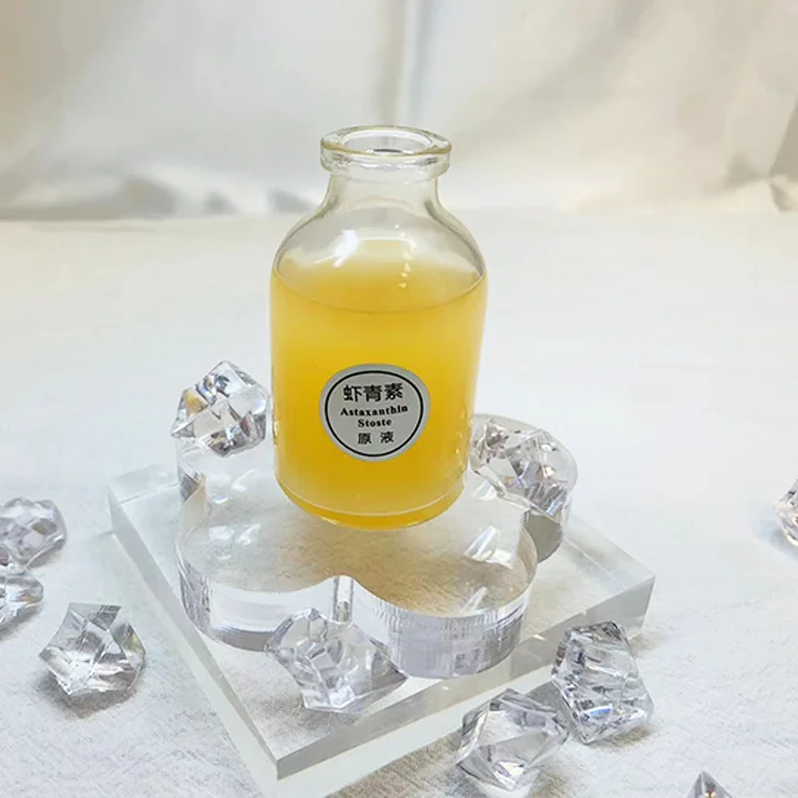 Astaxanthin Anti-Aging Amide Glow Skin Serum Liquid Form Targeting Face Area