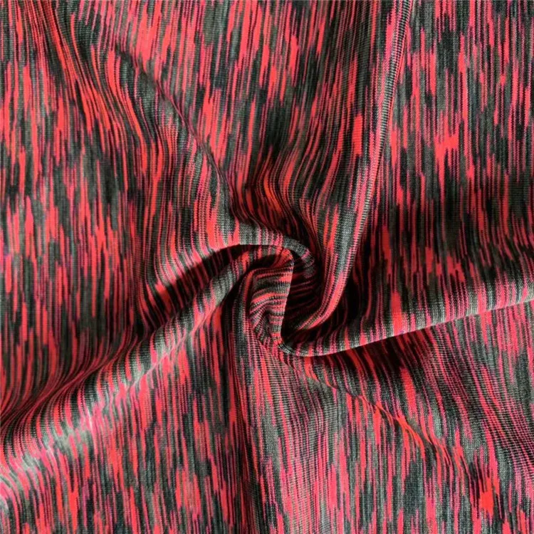 2021 New 88% Poly 12% Spandex Plain Sportswear Jersey Yoga Fabric for Leggings