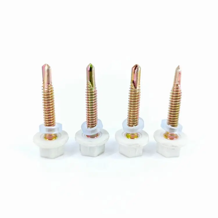 Nylon head drill tail screw external hexagonal dovetail screw