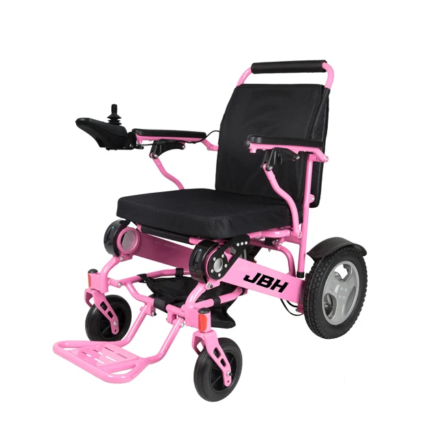 Extra Wide Motorised Folding Power Electric  Wheelchair 180kg Maximum Capacity