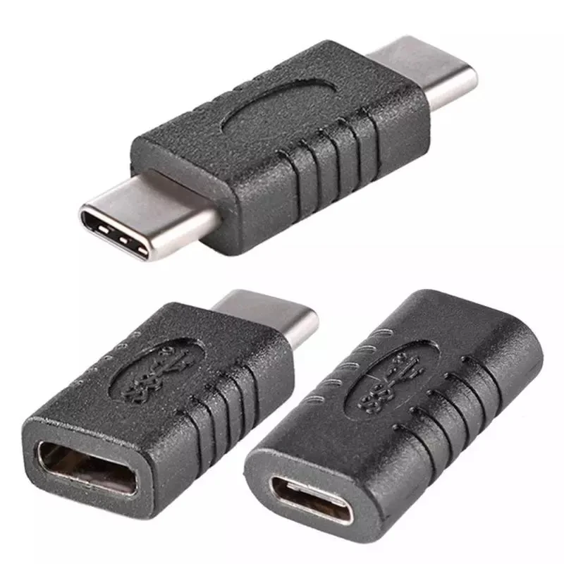 Мини USB Type-C USB-C Расширение муфта адаптер мужской/женский на обоих концах для подключения внешних устройств к/женский разъем штепсельные вилки до 10