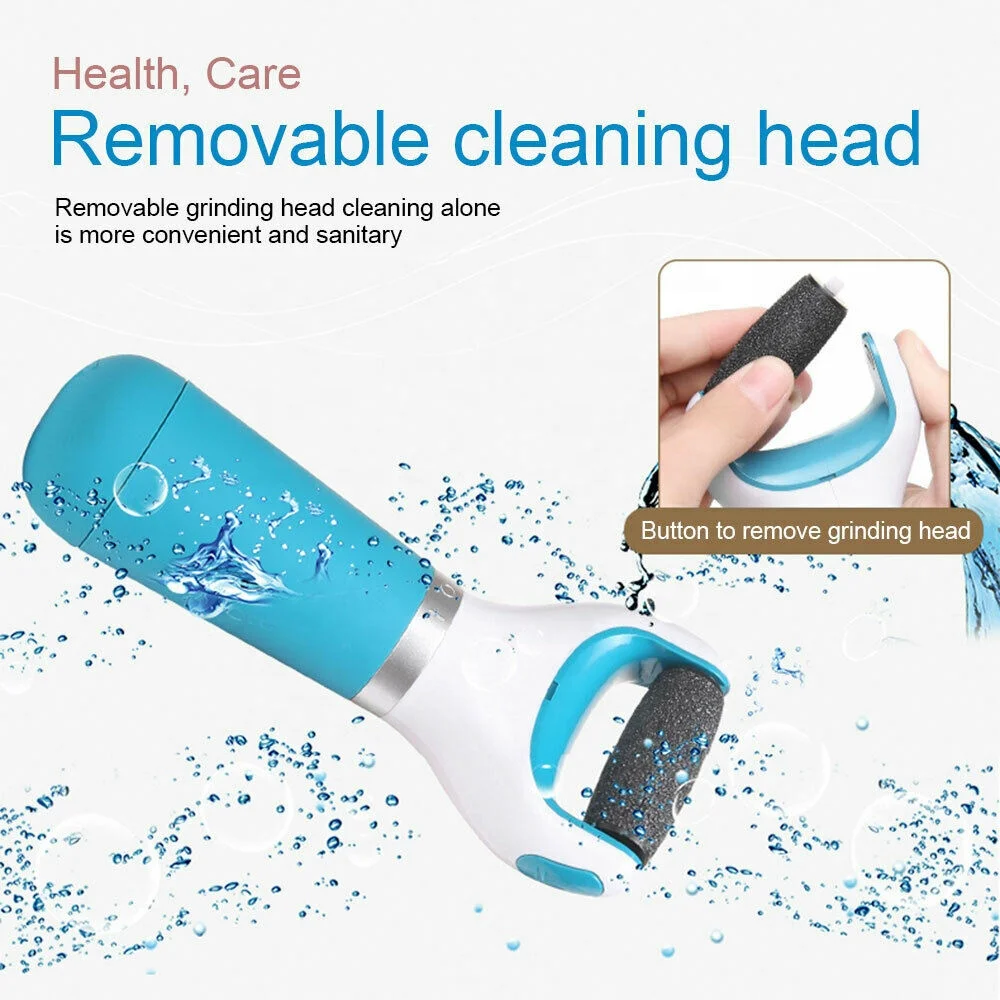 Multifunction Electric Callus Remover Cordless Foot Skin Care Dead Skin Heels Grinding Pedicure Battery Foot File