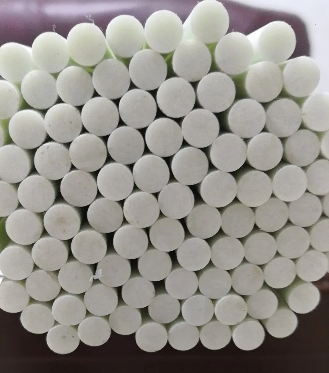 white Fiber glass Insulated fiberglass rod plant stake for varied uses