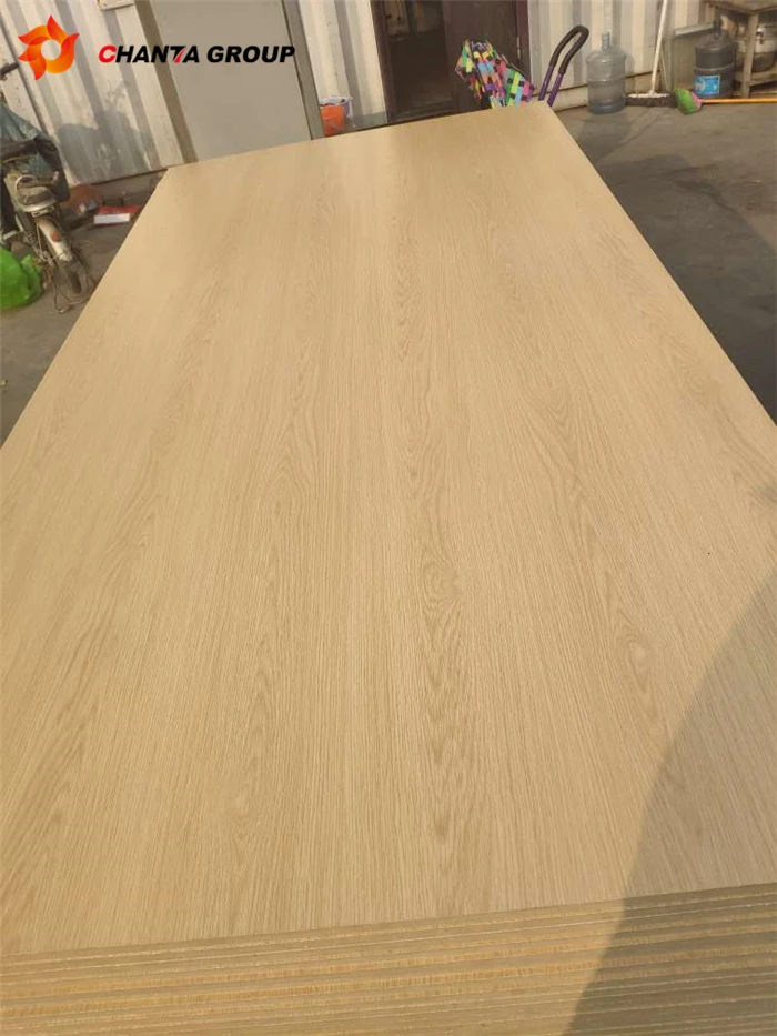 Wholesale high quality 3mm melamine paper laminated mdf board for Furniture Decoration