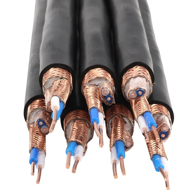 Китайские фабрики AC 300/500V DC 1000V силиконовый резиновый изолированный медный провод плетеный пара экран 1 5 мм кабель для приборного