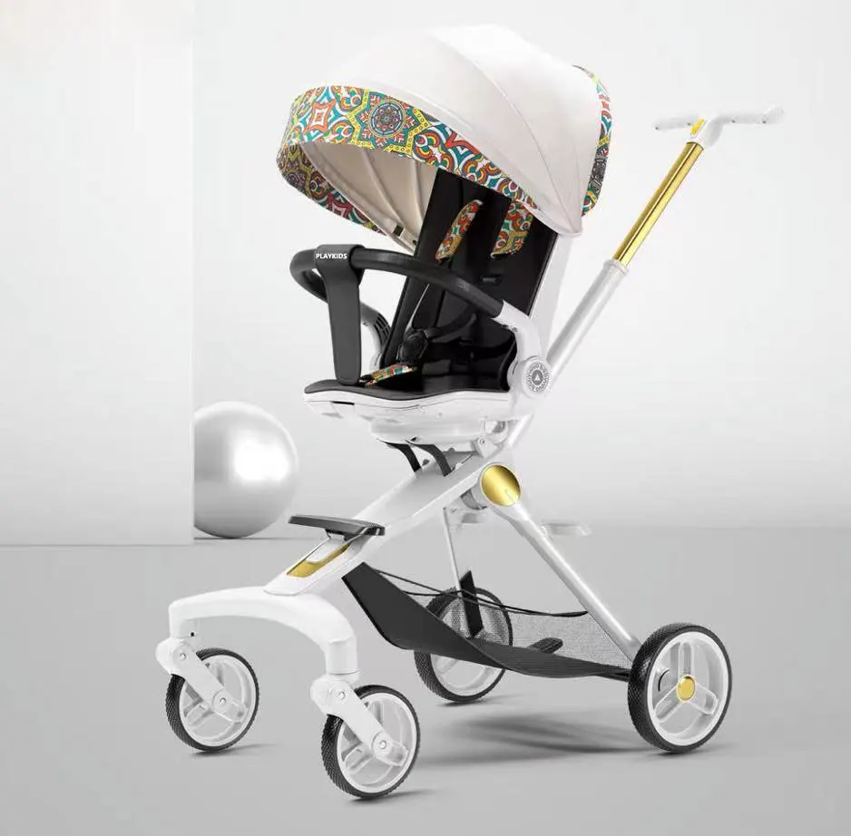 PLAYKIDS Luxury Aluminum  Strollers baby murah  Pram Pushchair  Lightweight  Buggies Baby Stroller