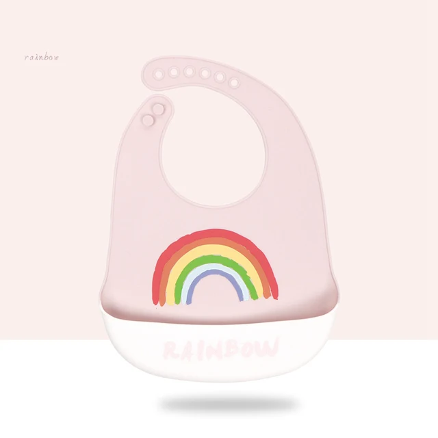 Toddler Silicone Bibs Baby Kids Girl Boys Waterproof Saliva Solid Feeding Bib 36 Colors baby Silicone Bib Aprons