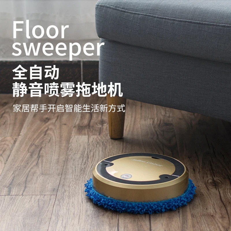 
2020 Newest Intelligent Automatic Floor Sweeper Mopping Machine USB Portable Vacuum Cleaner 