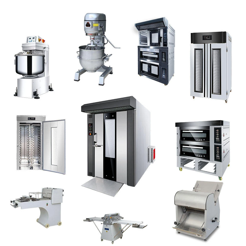 Good selling Industrial All Stainless Steel Gas Bakery Oven 16 Trays Hot Air Rotary Gas Oven Factory Lower Price