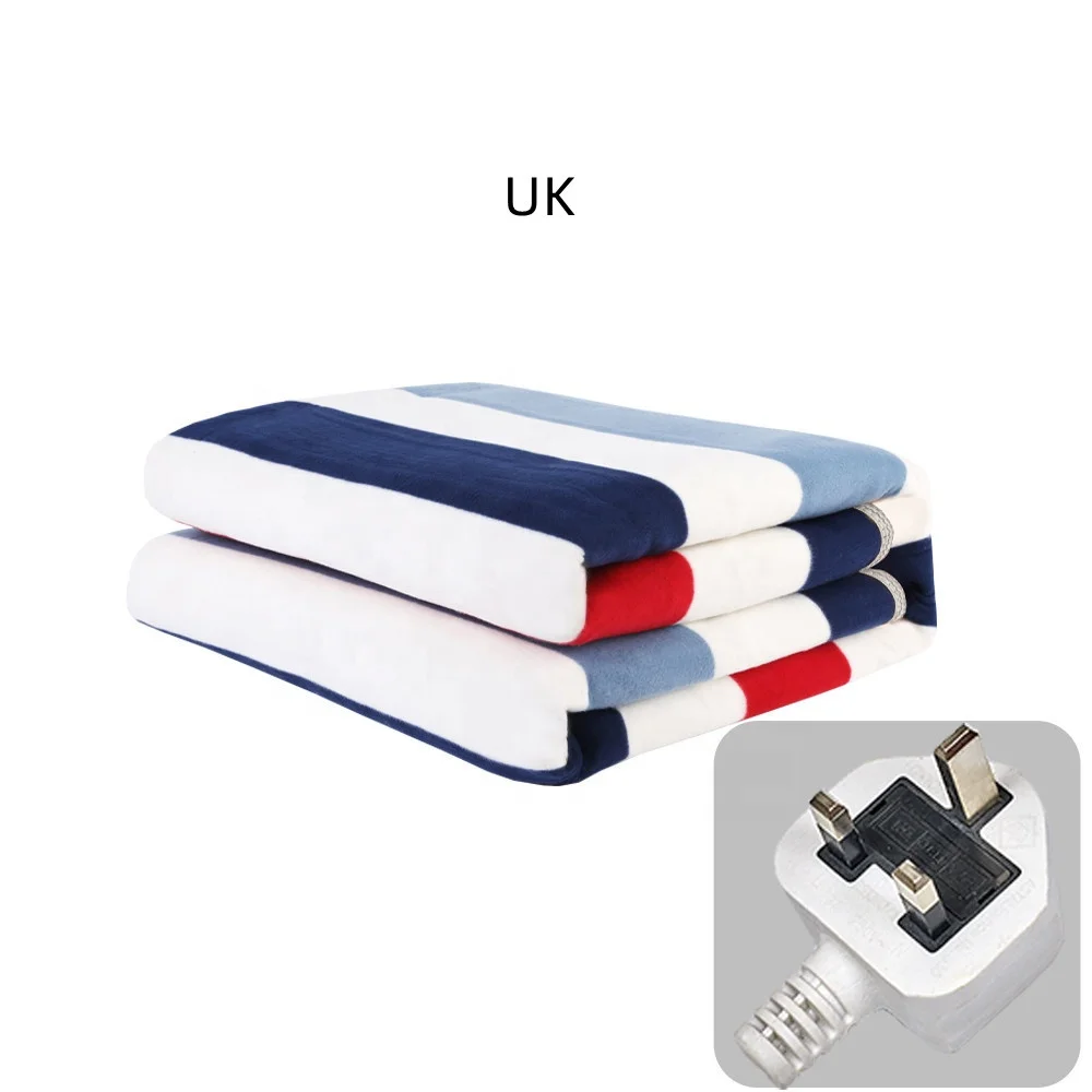 China Supplier Electric Thermal Heating Blanket, Portable Small Electricity King Size Pad Throw Electric Heater Blanket