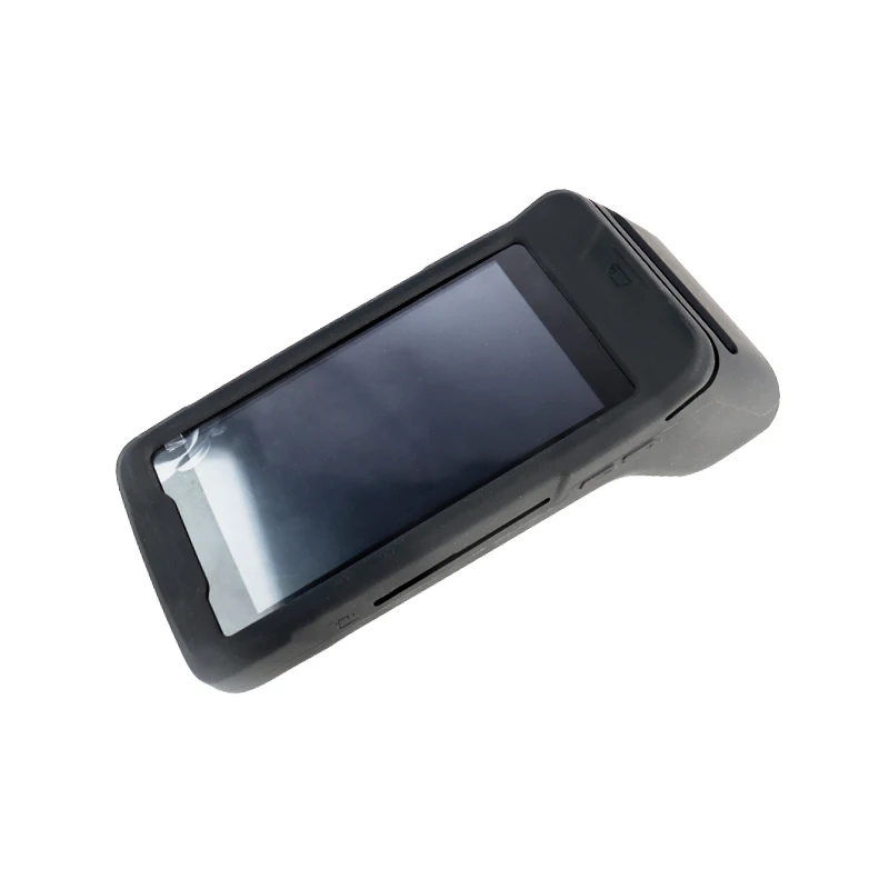 WJM New Arrival Black Silicone Shockproof Dustproof POS Case Silicon Cases Protective Cover For Nexgo N86