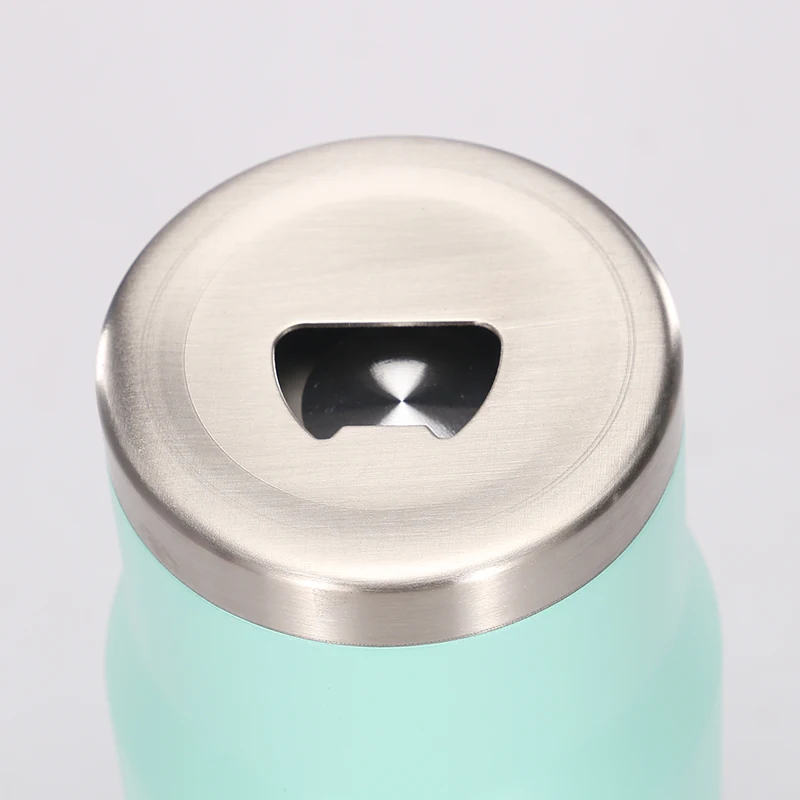14oz Cold Tank Outdoor Portable Car Car Cup Sealed Bottle Opener Stainless Steel Tank Beer Bottle Thermos