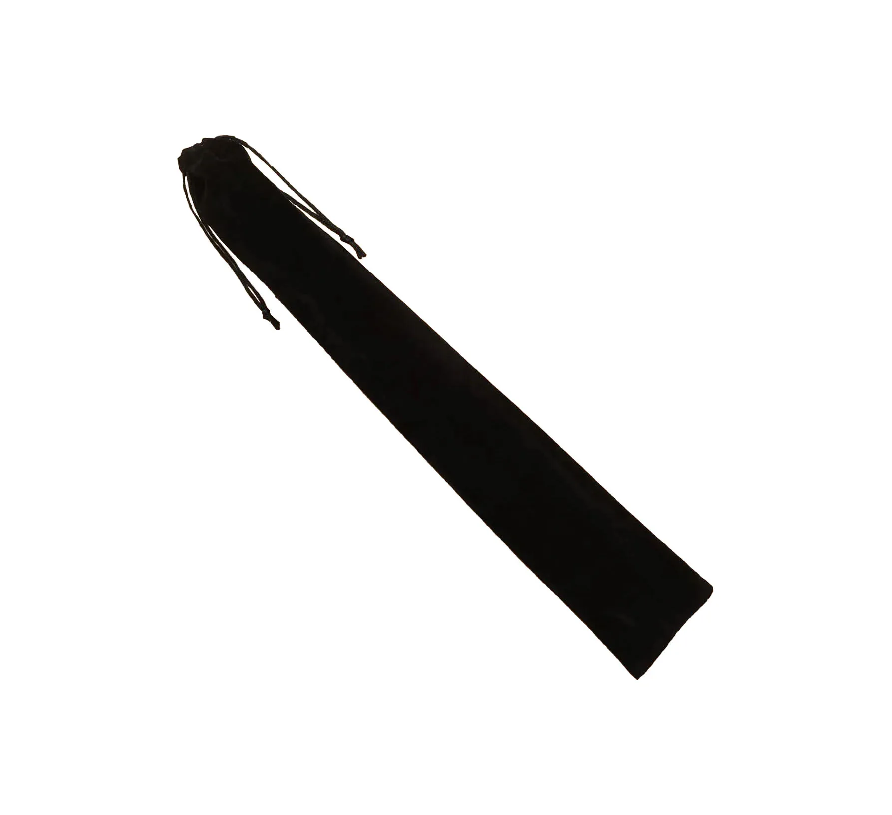 2024 New Style Solid Black Velvet Rave Accessories for women with Leg Strap and Fabric Case Bag