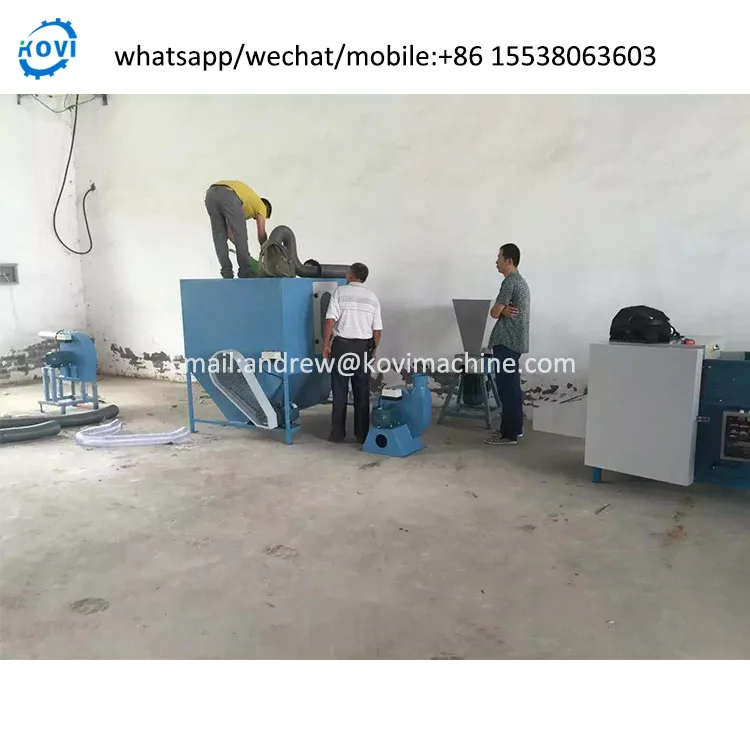 Automatic polyester fiber cotton opener carding machine fiber opening stuffer and pillow filling machine production line price