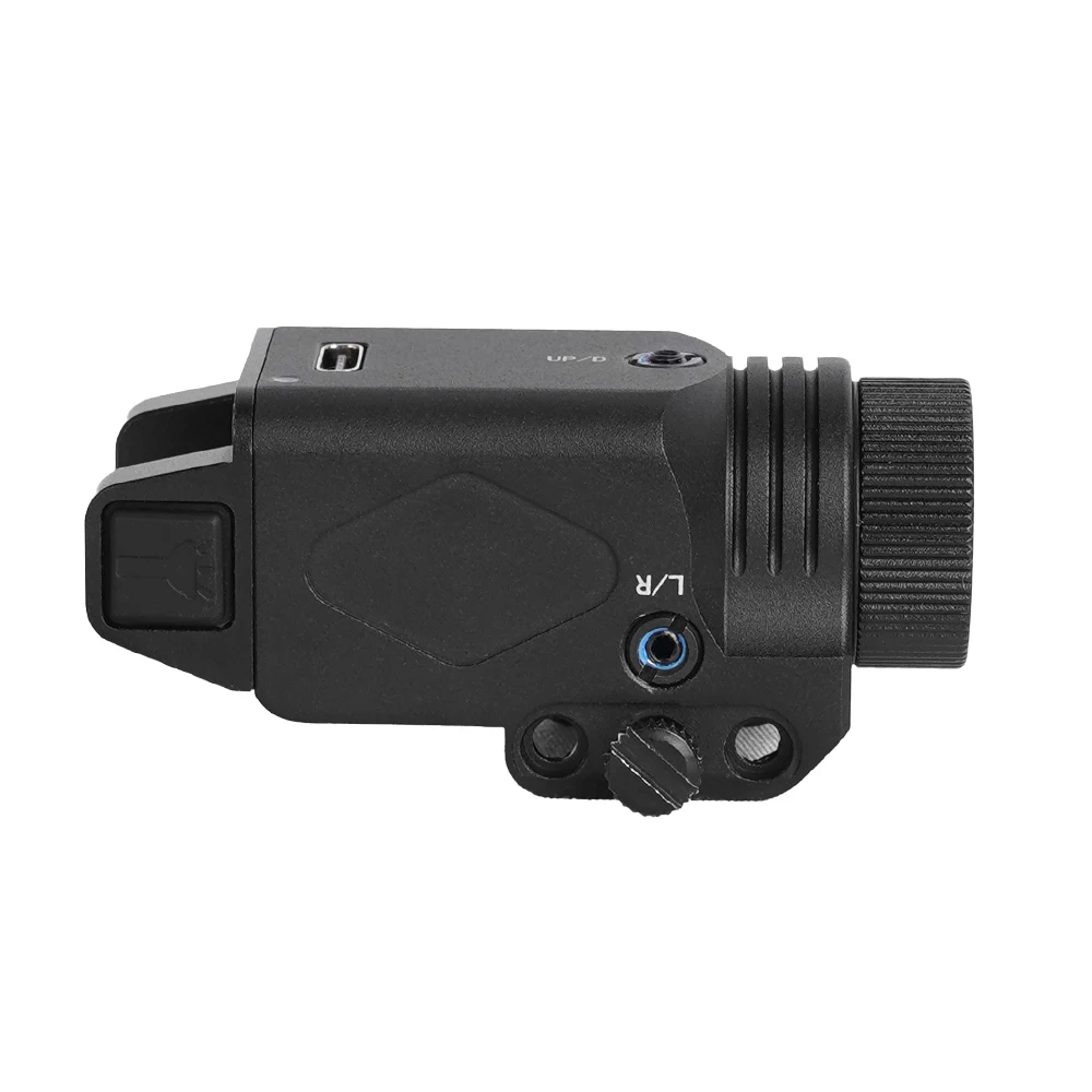 AETRONIX LED Flashlight and Laser Sight Combo Strobe Flashlight Steady Visible Light for Hunting