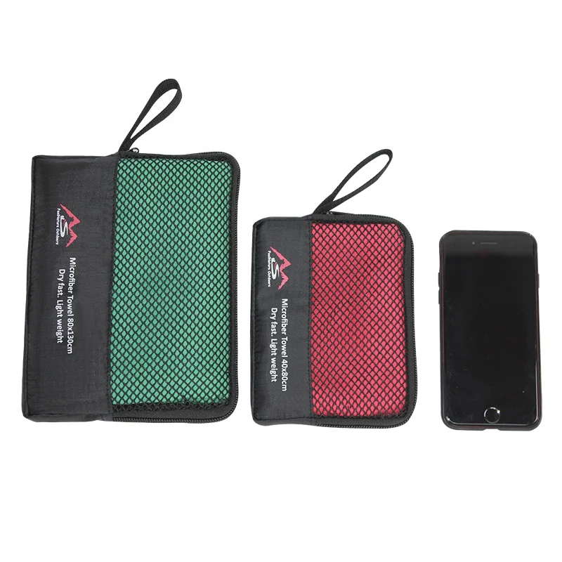 
Super Absorbent Microfiber Sport Towel-Super Soft Breathable Quick Dry Travel Towel with Carry Bag 
