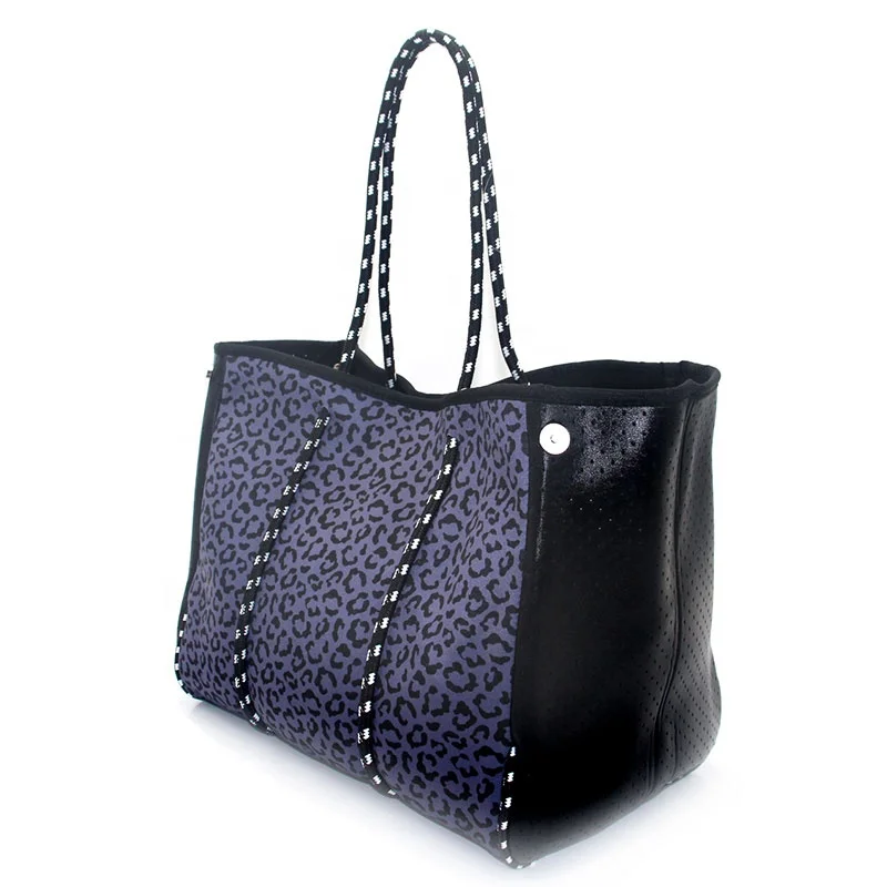 Wholesale Factory Ladies Neoprene Tote Bag Large Capacity Handbags Neoprene Beach Bag For Women