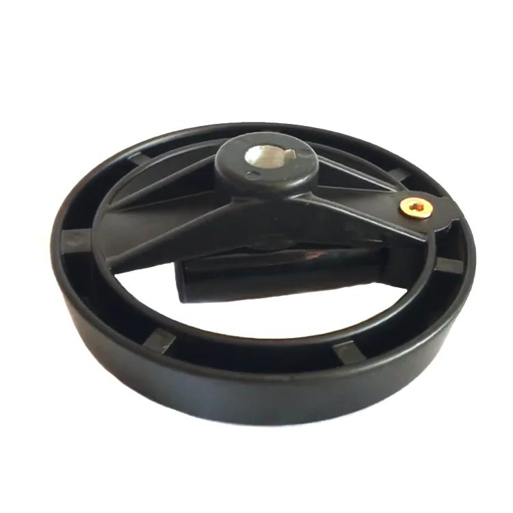 Bakelite round handwheel with rotating handle