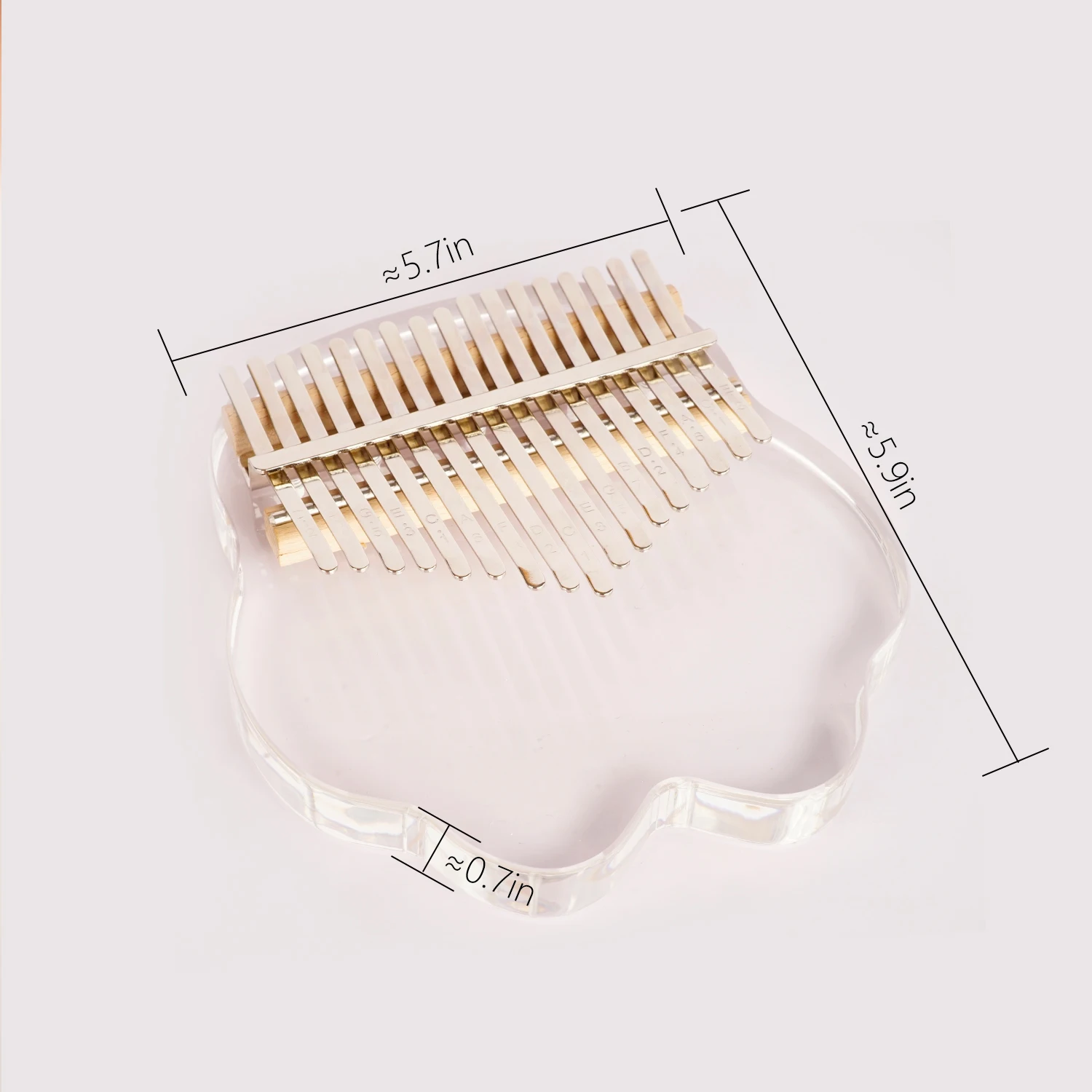 New Series Wholesale glass kalimba thumb Piano 17 Key Kalimba