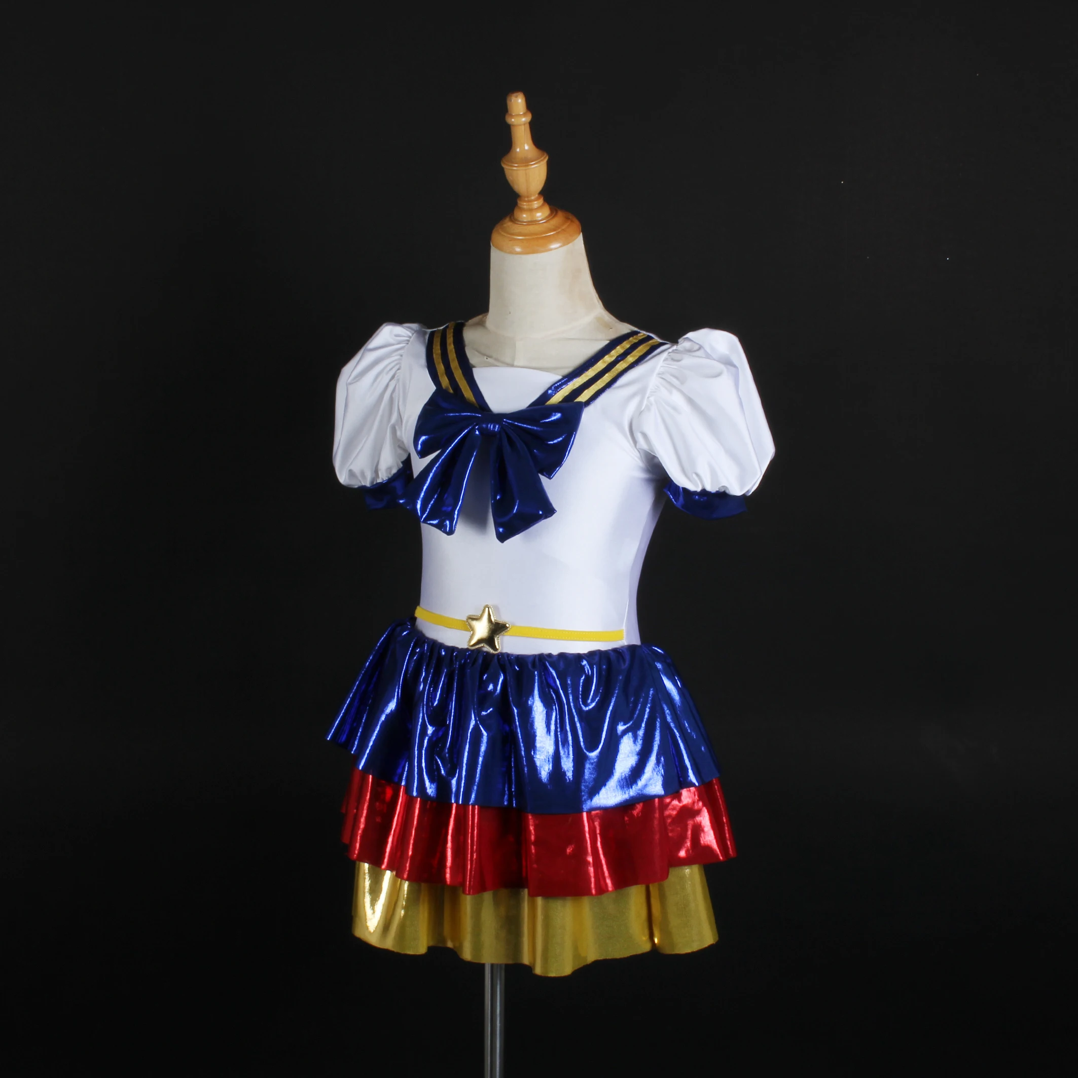 navy style girl performance Dress ballet dance dress Professional Cheer leading costume stage performance dance wear