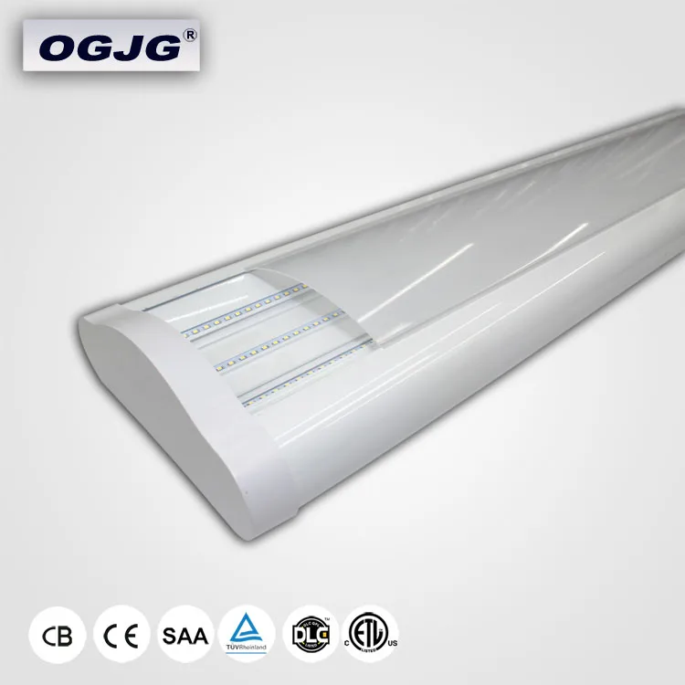 OGJG 600mm 1200mm 1500mm led batten commercial motion sensor hanging linear lights for workshop warehouse
