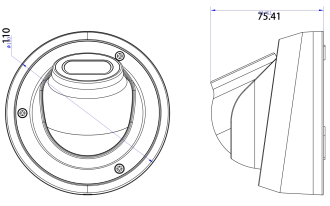 20 years factory 5MP metal housing ir night vision network camera surveillance ip dome outdoor cctv camera