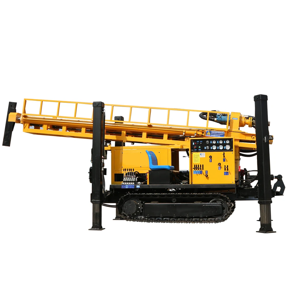 360m Hydraulic Diesel Water Well Drill Rig with compressor