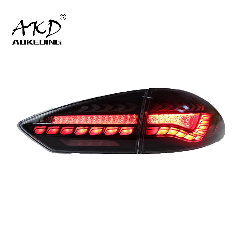 AKD Car Styling TailLight Parts For Mondeo Fusion 2019-2021 Taillights Rear Lamp LED DRL Signal Brake Reversing Parking Facelift