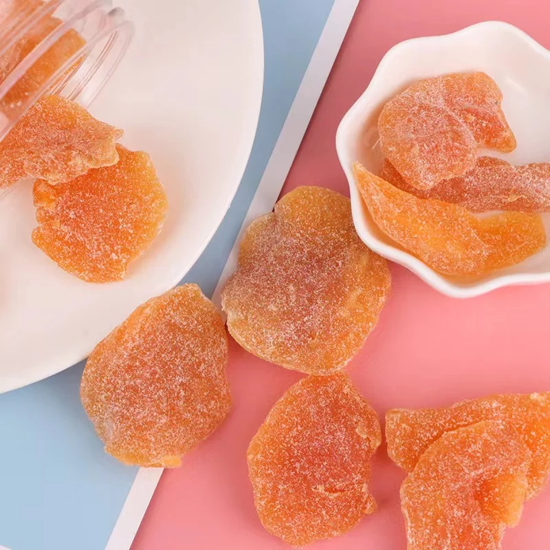 Slice candied papaya multicolor honeydew melon slices bulk sweet preserved fruits leisure snacks dried cantaloupe fruits