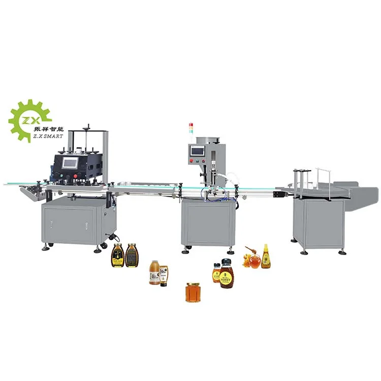 Automatic Bottling And Capping Honey Syrup Washing Filling And Capping Machine Head