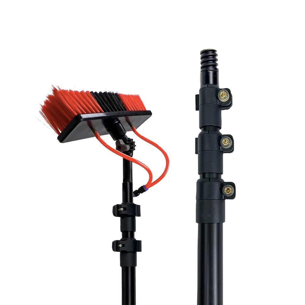 QIYUN Aluminium Pipe Telescopic Water Fed Pole for Window Cleaning Set Glass Cleaning Equipment