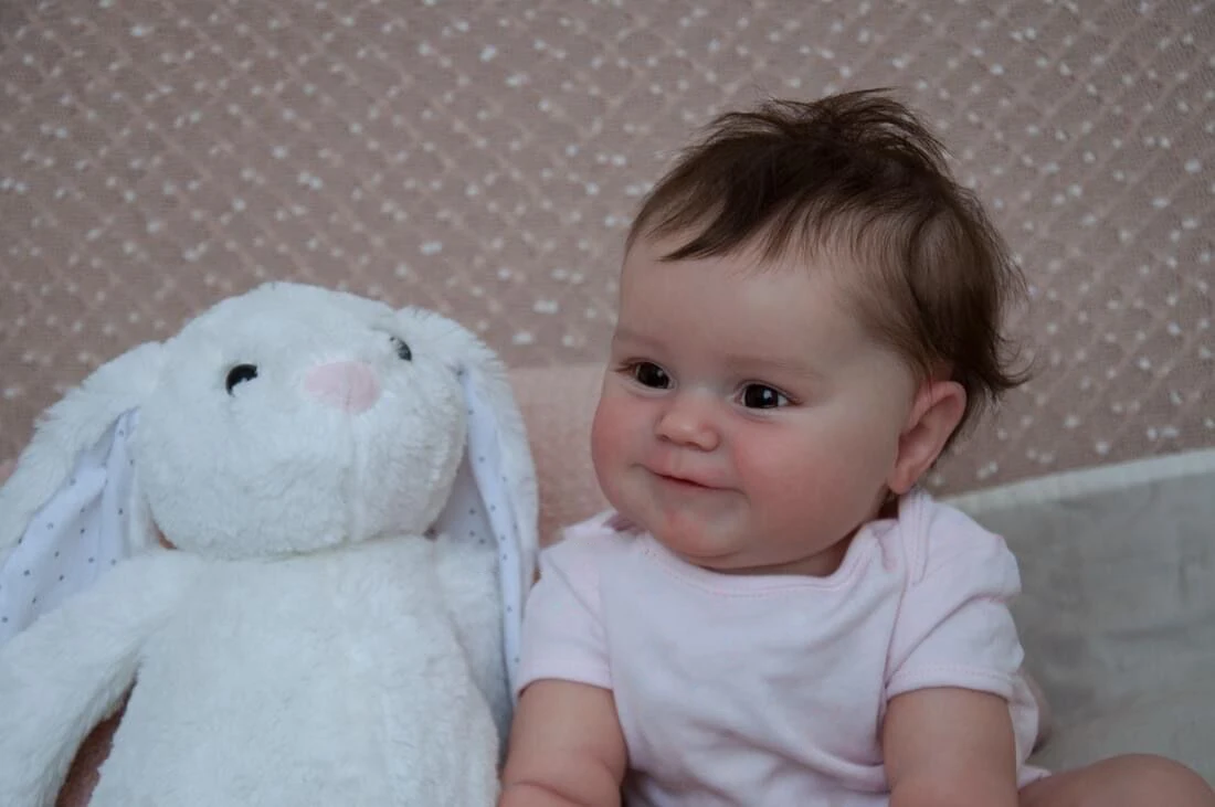 50 CM  full lifelike body soft silicone waterproof reborn doll hand drawing detailed with visible veins 3D skin tone