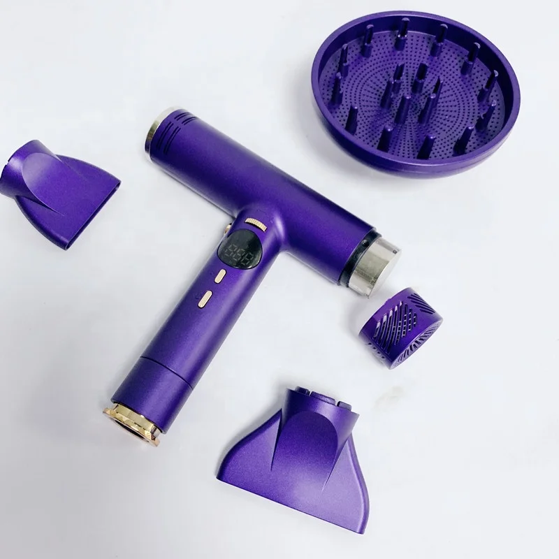 Professional salon equipments industrial compact dual voltage travel hair dryer T shaped automatic portable hair blower