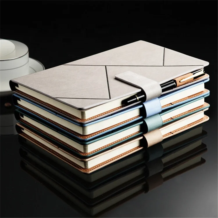 wholesale creative lines A5 B5 notebook with pen for office