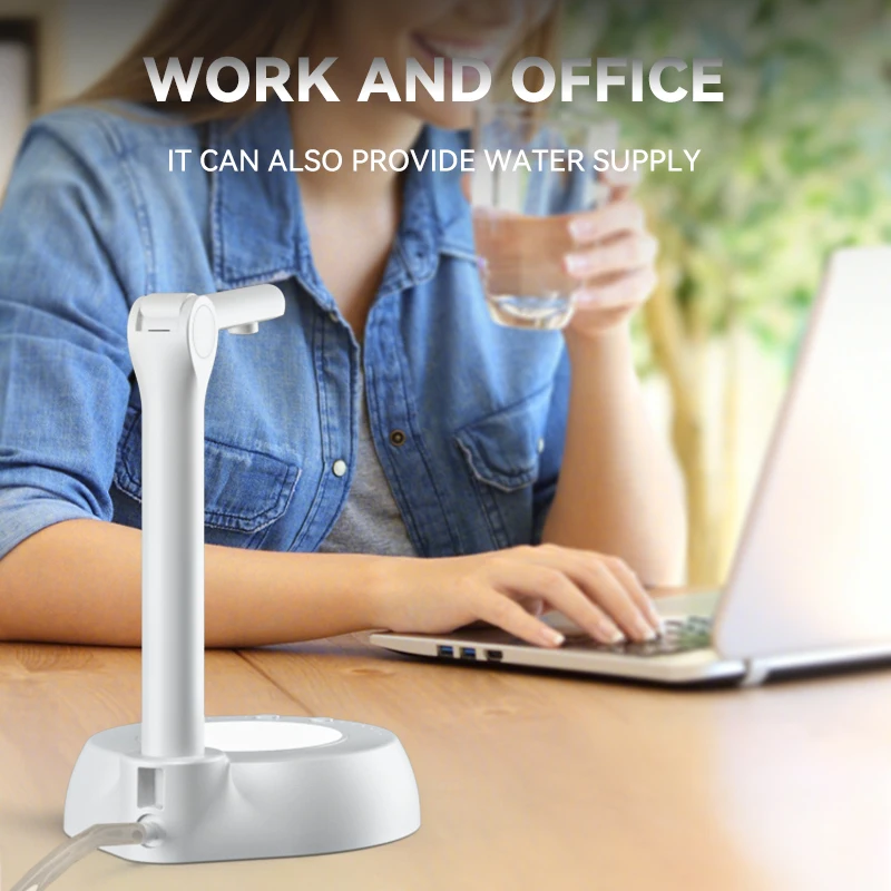 Top Sellers 2023 for Amazon Electric Folding Water Pump with USB Charging and Auto-Off, Low Noise Portable Water Dispenser